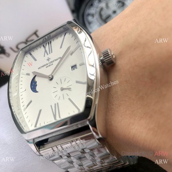Replica Vacheron Constantin Malte Moonphase SS White Dial watch Wholesale Replica Vacheron Constantin Malte Moonphase SS White Dial watch Wholesale