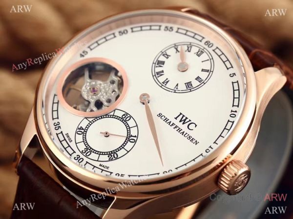 High Quality IWC Tourbillon Portuguese Watch Rose Gold Black Dial High Quality IWC Tourbillon Portuguese Watch Rose Gold Black Dial