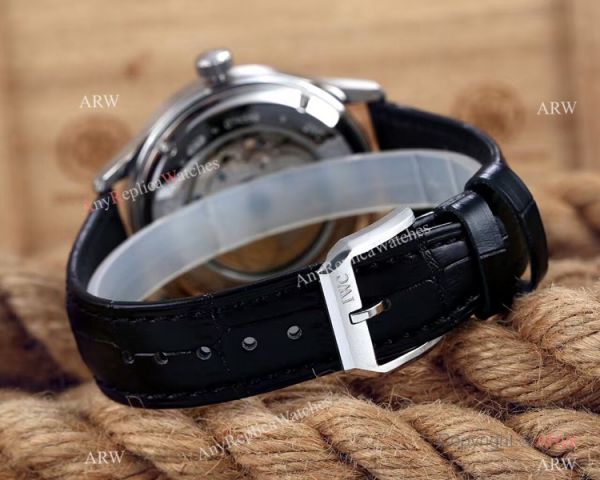 IWC Schaffhausen Portuguese 8 Days Replica Watch SS White Dial IWC Schaffhausen Portuguese 8 Days Replica Watch SS White Dial