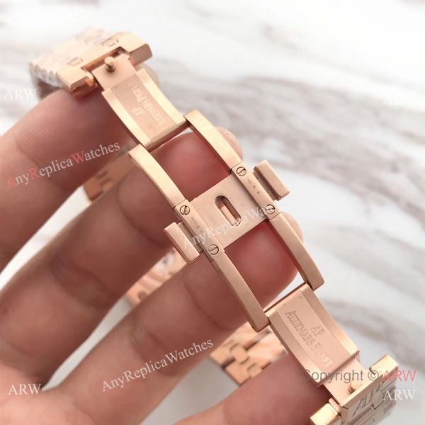 Swiss Quality Audemars Piguet Royal Oak Perpetual Calendar Replica Watch Rose Gold White Face Swiss Quality Audemars Piguet Royal Oak Perpetual Calendar Replica Watch Rose Gold White Face