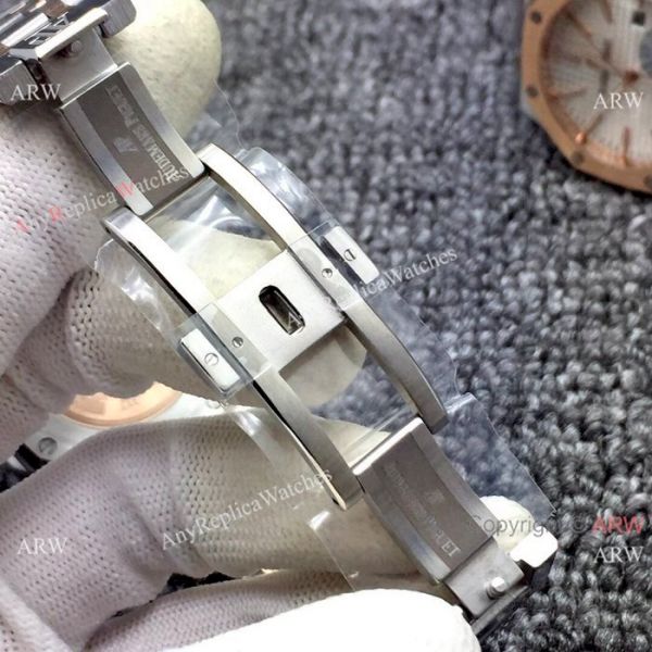 Newest Fake Audemars Piguet Royal Oak Watch Two Tone Rose Gold Silver Dial Newest Fake Audemars Piguet Royal Oak Watch Two Tone Rose Gold Silver Dial