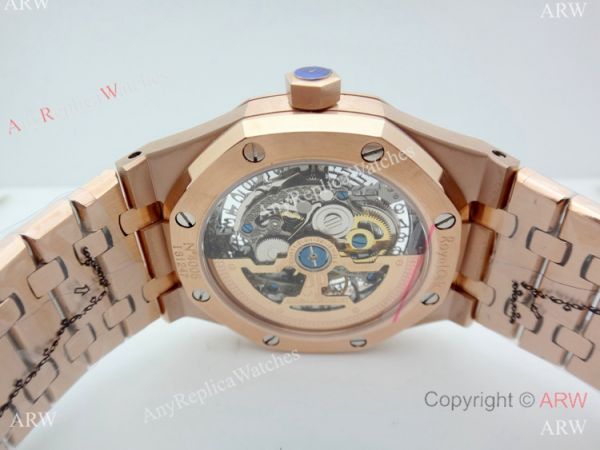 Audemars Piguet Royal Oak Rose Gold 43mm Watch / Fake AP Skeleton Audemars Piguet Royal Oak Rose Gold 43mm Watch / Fake AP Skeleton