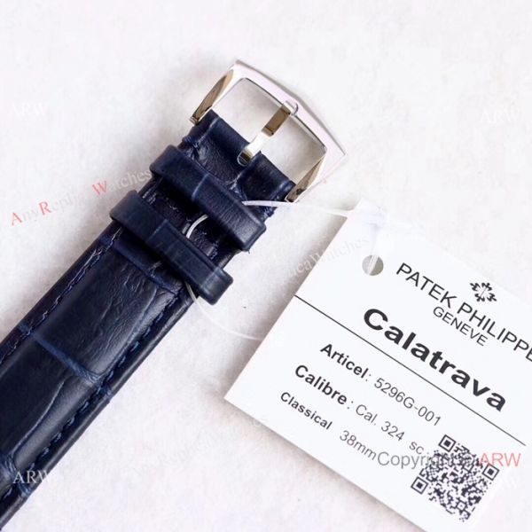 Swiss Copy Patek Philippe Calatrava 5296 Watches SS White Dial Swiss Copy Patek Philippe Calatrava 5296 Watches SS White Dial