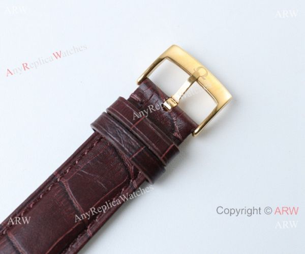 Swiss 2824 Omega De Ville Replica Watch Gold Case Silver Dial Swiss 2824 Omega De Ville Replica Watch Gold Case Silver Dial