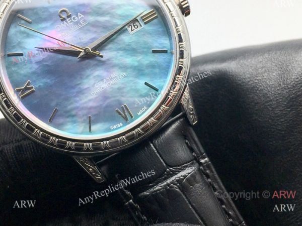 SWISS Replica Omega De Ville Mens Watch Mother of Pearl Face SWISS Replica Omega De Ville Mens Watch Mother of Pearl Face