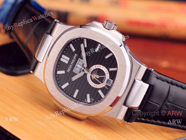 Fake Patek Philippe Nautilus Annual Calendar Man Watch Stainless Steel Blue Face Fake Patek Philippe Nautilus Annual Calendar Man Watch Stainless Steel Blue Face