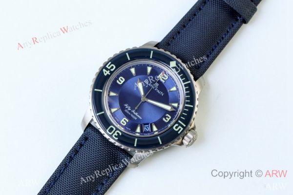 Swiss Copy Blancpain Fifty Fathoms Automatique Watch New Titanium Case Blue Dial Swiss Copy Blancpain Fifty Fathoms Automatique Watch New Titanium Case Blue Dial