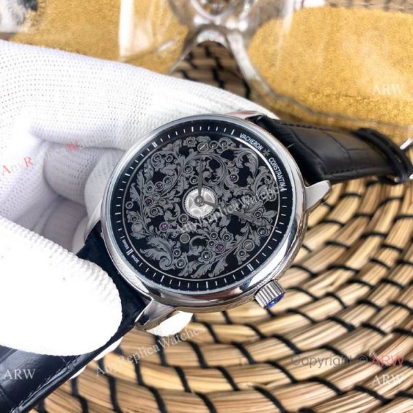 Replica Vacheron Constantin Geneve Flower Dial Blue Leather Strap Replica Vacheron Constantin Geneve Flower Dial Blue Leather Strap