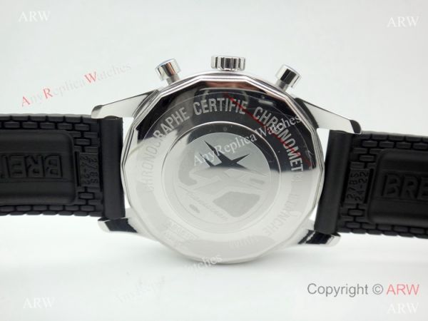 Clone Breitling Transocean Chronograph Watch Stainless Steel White Face 45mm Clone Breitling Transocean Chronograph Watch Stainless Steel White Face 45mm