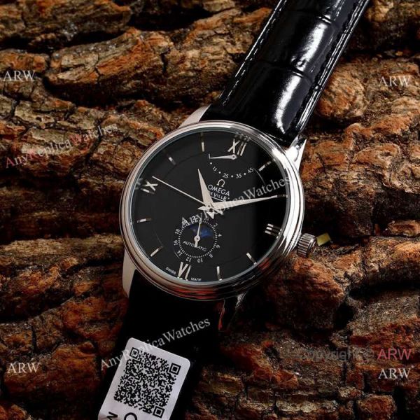 Omega De Ville Fake 40mm Watch 2-Tone Rose Gold Moonphase Omega De Ville Fake 40mm Watch 2-Tone Rose Gold Moonphase