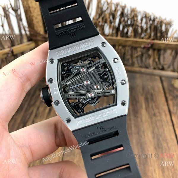 New Copy Richard Mille RM38-01 Gray Rubber Men Watches New Copy Richard Mille RM38-01 Gray Rubber Men Watches