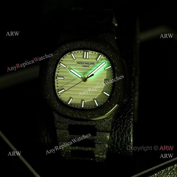 Best Replica Patek Philippe Nautilus Frosted Watch Solid Black 40mm Best Replica Patek Philippe Nautilus Frosted Watch Solid Black 40mm