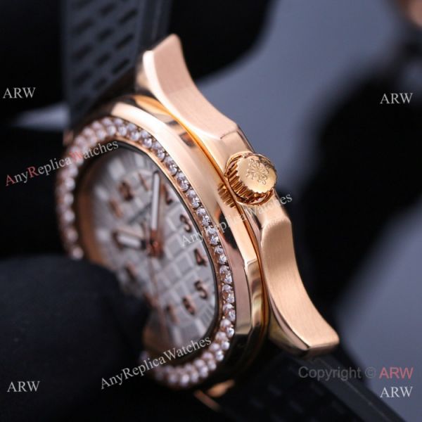 Best Replica Patek Philippe Aquanaut Lady Watches Diamond Bezel Chocolate Dial Best Replica Patek Philippe Aquanaut Lady Watches Diamond Bezel Chocolate Dial