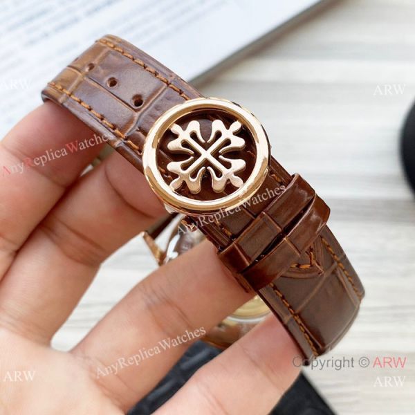 Clone Patek Philippe Calatrava Annual calendar Watch Rose Gold Case 42mm Clone Patek Philippe Calatrava Annual calendar Watch Rose Gold Case 42mm