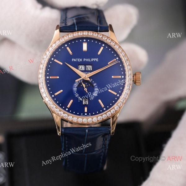 Swiss Quality Copy Patek Philippe Annual Calendar Calatrava Citizen Watch Blue Moon Dial Swiss Quality Copy Patek Philippe Annual Calendar Calatrava Citizen Watch Blue Moon Dial