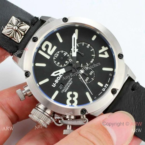 Best Replica U-Boat Classico U-72 Chronograph watches SS Yellow Leather Strap Best Replica U-Boat Classico U-72 Chronograph watches SS Yellow Leather Strap