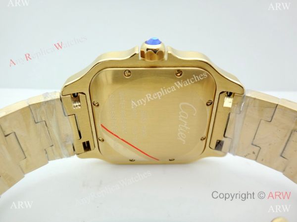 New Replica Cartier Santos de All Gold Watch 39mm or 35mm New Replica Cartier Santos de All Gold Watch 39mm or 35mm